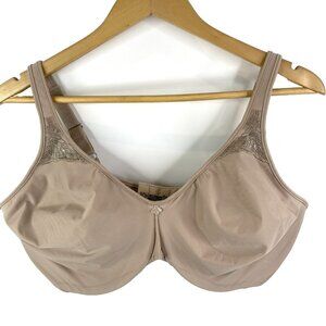Bali Bra Passion for Comfort Seamless Underwire Minimizer Beige 38DDD #3385